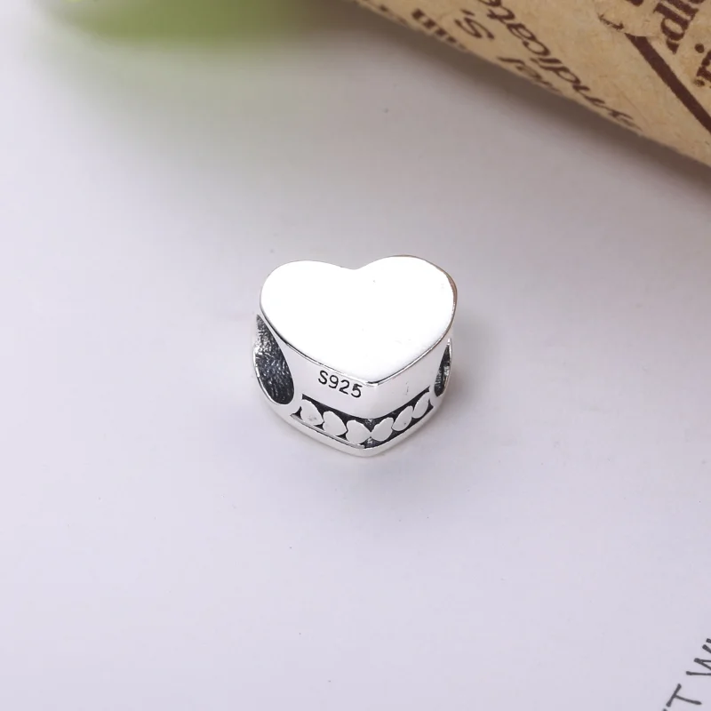 (image for) PANDORA Silver Heart Charm - PS00104-1 - View 2