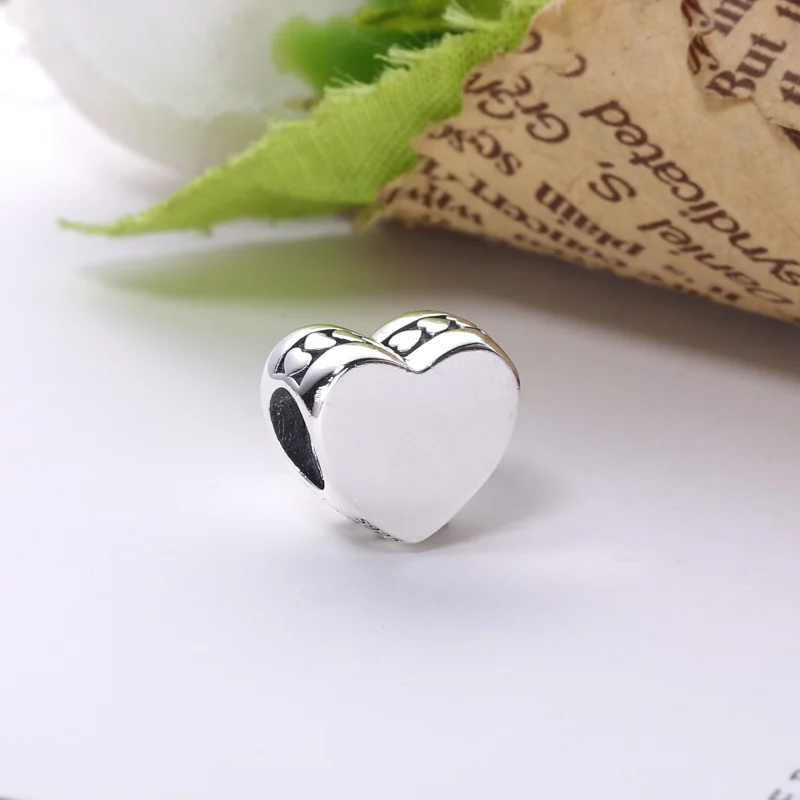 (image for) PANDORA Silver Heart Charm - PS00104-1 - View 3