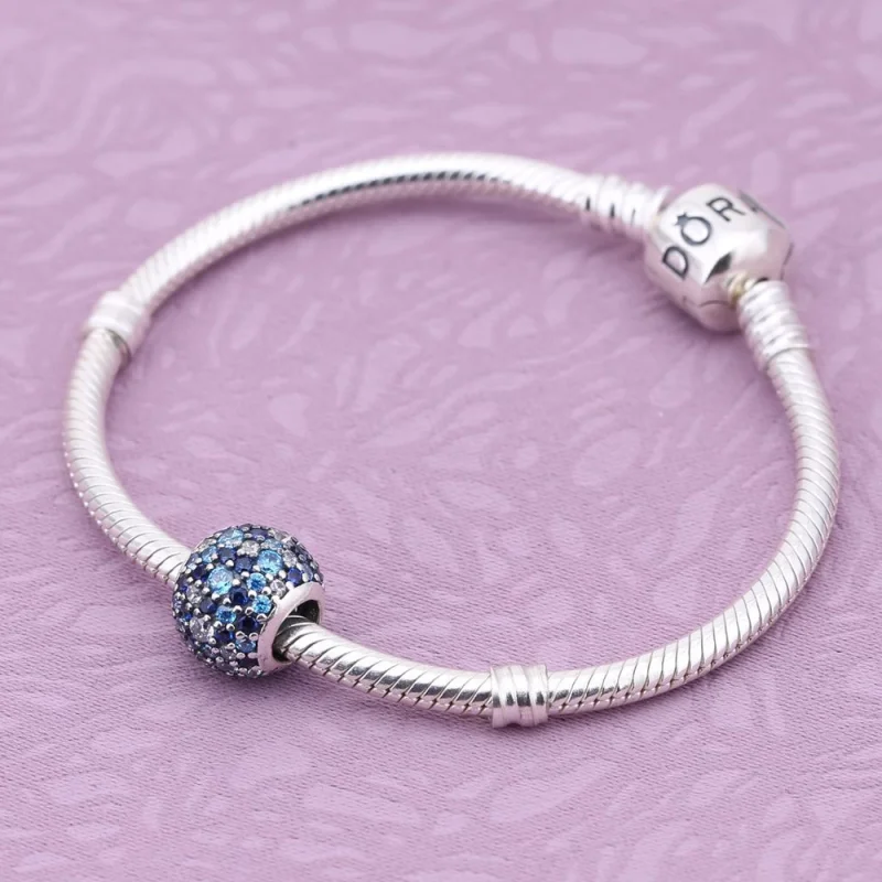 (image for) PANDORA Sky Mosaic Pavé Ball Charm - 791261NSBMX - View 2