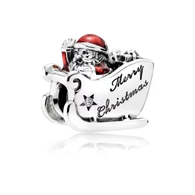 PANDORA Sleighing Santa Charm - 792004cz PANDORA Sleighing Santa Charm - 792004cz