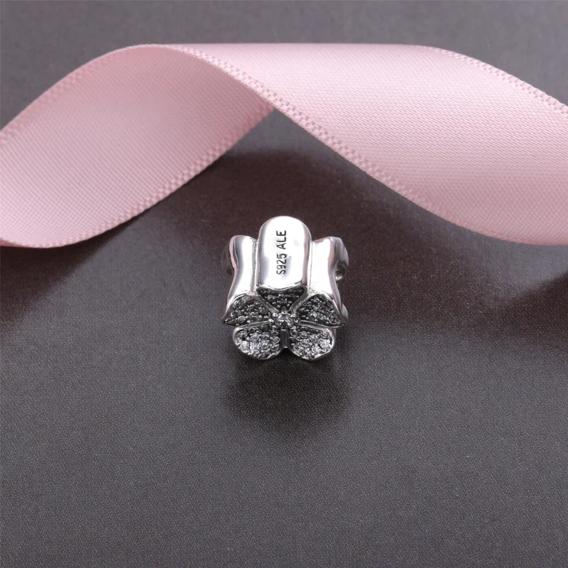(image for) PANDORA Sparkling Apple Blossom Charm - 791831NBP - View 4
