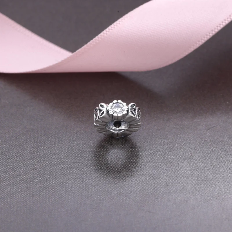 (image for) PANDORA Sparkling Forest Flower Spacer - 791224CZ - View 3