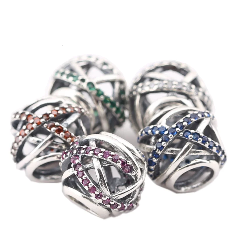 (image for) PANDORA Sparkling Galaxy Openwork Charm - 791388CZ - View 5