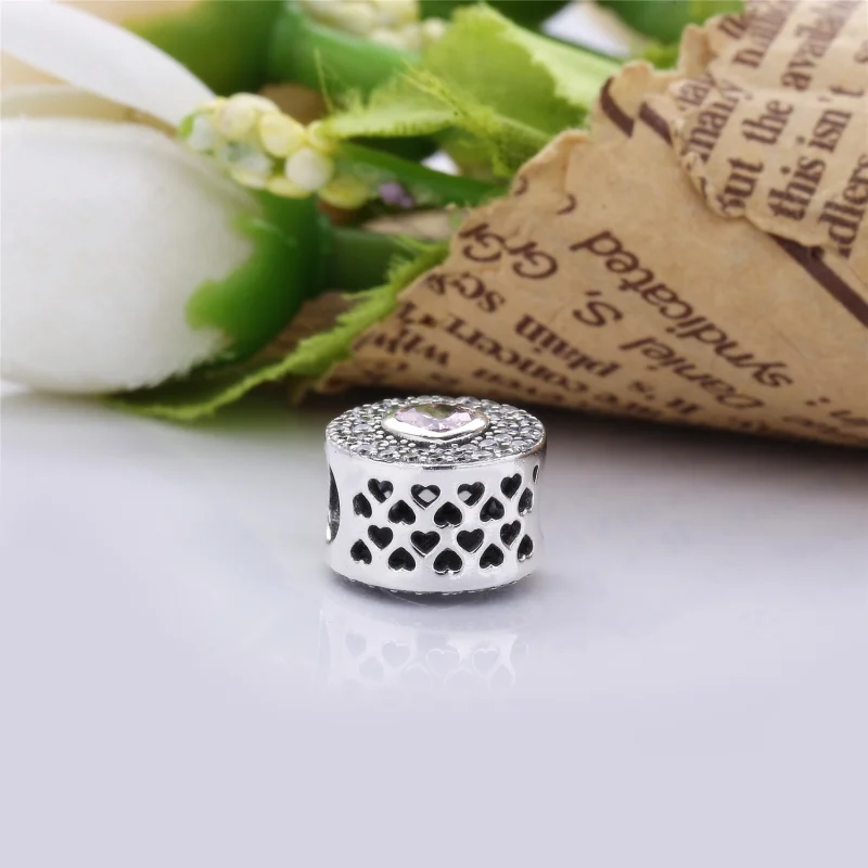 (image for) PANDORA Sparkling Heart Charm - PX00190-1 - View 4