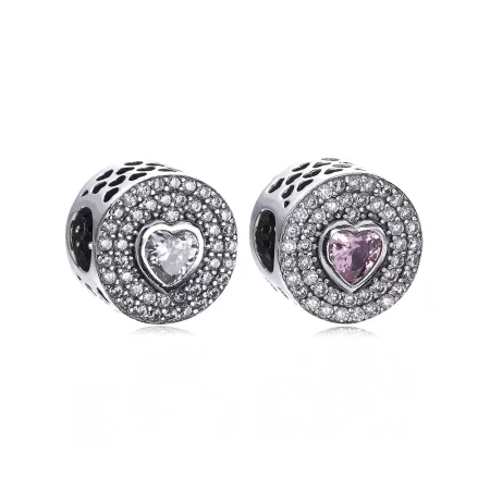 PANDORA Sparkling Heart Charm - PX00190-1