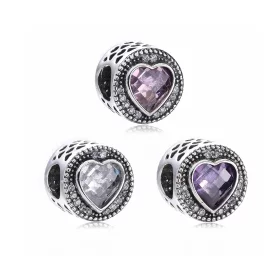 PANDORA Sparkling Heart Charm - PX00210-1