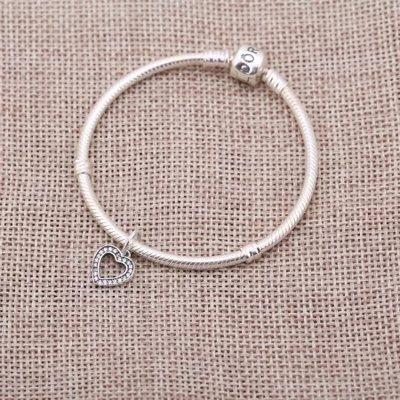 PANDORA Sparkling Heart Pendant Charm - 791304CZ