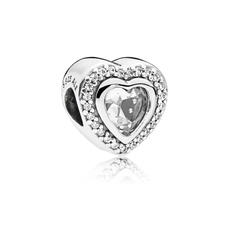 (image for) PANDORA Sparkling Love Charm, Clear CZ - 797608CZ - Product Image
