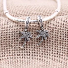 PANDORA Sparkling Palm Tree Pendant Charm - 791540CZ
