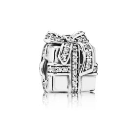 PANDORA Sparkling Present Charm - 791400CZ PANDORA Sparkling Present Charm - 791400CZ