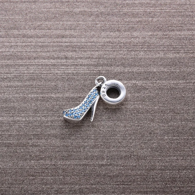 (image for) PANDORA Sparkling Stiletto Pendant Charm - 791536CZ - View 3