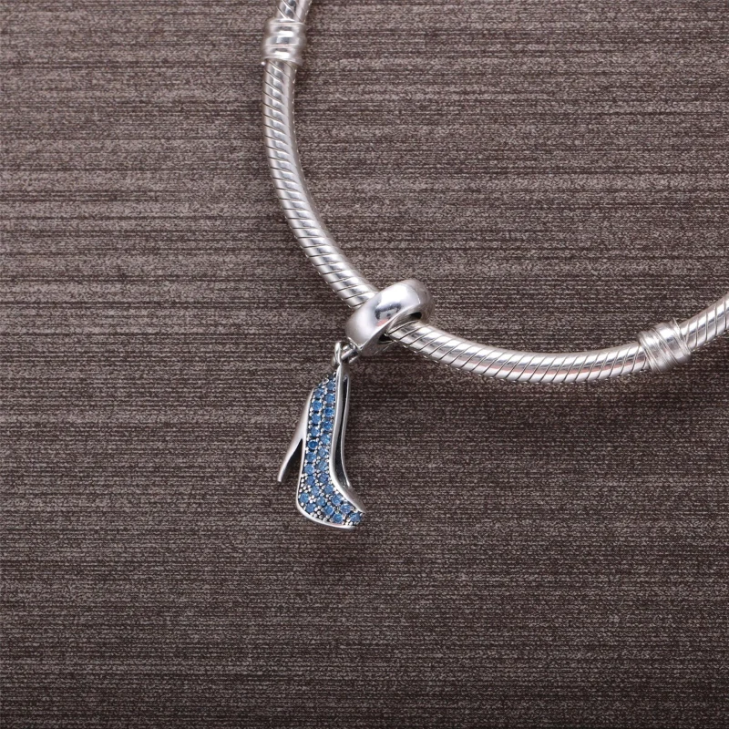 (image for) PANDORA Sparkling Stiletto Pendant Charm - 791536CZ - View 4