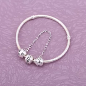 PANDORA Star Silver Safety Chain - 791782CZ PANDORA Star Silver Safety Chain - 791782CZ