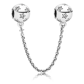PANDORA Star Silver Safety Chain - 791782CZ PANDORA Star Silver Safety Chain - 791782CZ