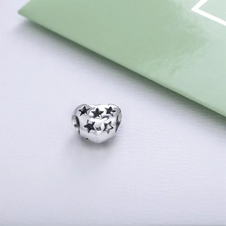 PANDORA Starry Heart Openwork Charm - 791393