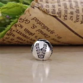 PANDORA Surrounded By Love Charm, Pink CZ - 791196PCZ