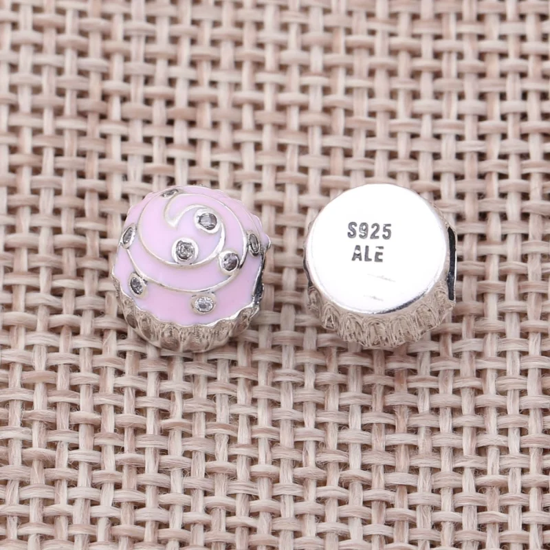 (image for) PANDORA Sweet Cupcake Charm - 791891EN68 - View 2