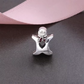 PANDORA Sweet Gingerbread Man Charm Clip - 792002EN07 PANDORA Sweet Gingerbread Man Charm Clip - 792002EN07