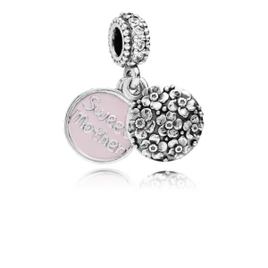 PANDORA Sweet Mother Pendant Charm - 791285CZ (image for) PANDORA Sweet Mother Pendant Charm - 791285CZ