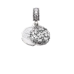 PANDORA Sweet Mother White Pendant Charm - 791285CZA (image for) PANDORA Sweet Mother White Pendant Charm - 791285CZA