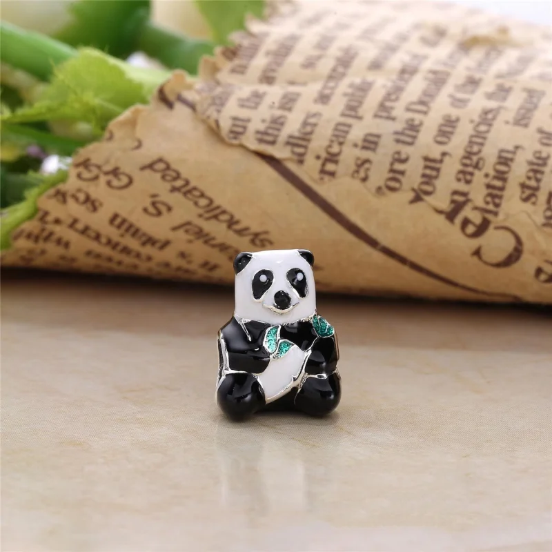(image for) PANDORA Sweet Panda Charm, Mixed-Enamel - 796256ENMX - View 2
