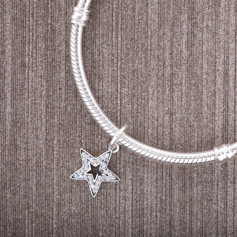 (image for) PANDORA Symbol of Aspiration Dangle, Clear CZ - 791348CZ - View 3