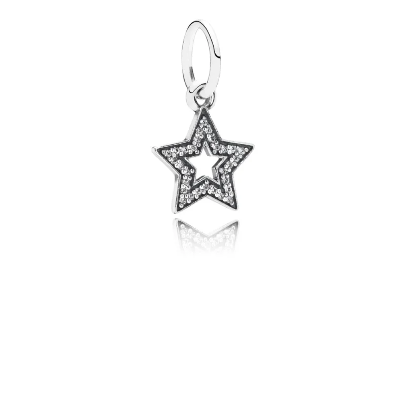 (image for) PANDORA Symbol of Aspiration Dangle, Clear CZ - 791348CZ - Product Image
