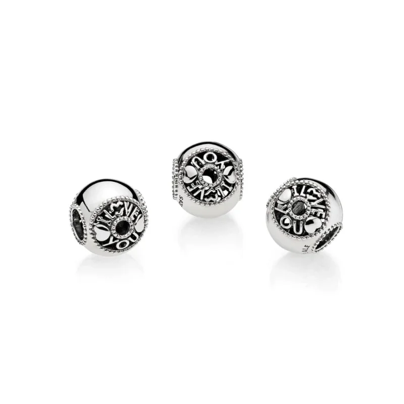 (image for) PANDORA Talk About Love Charm - 796601 - View 2