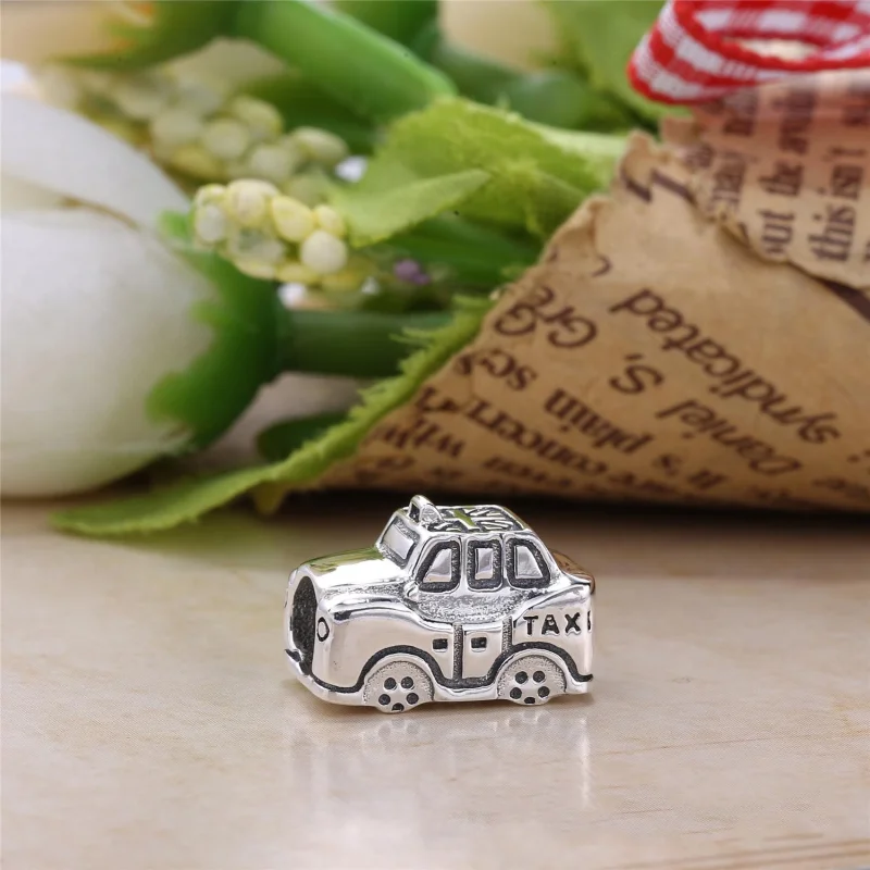 (image for) PANDORA Taxi Charm, yellow enamel - 791221EN20 - View 2