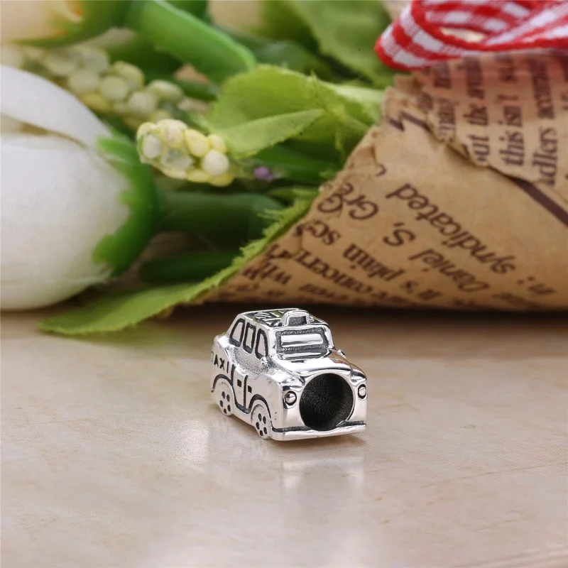 (image for) PANDORA Taxi Charm, yellow enamel - 791221EN20 - View 3