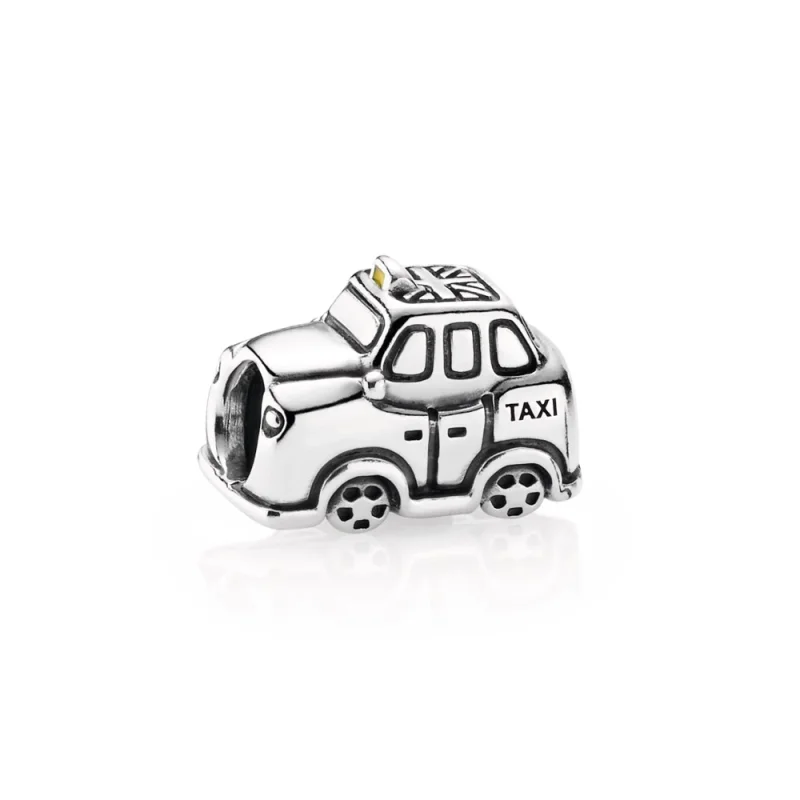 (image for) PANDORA Taxi Charm, yellow enamel - 791221EN20 - Product Image