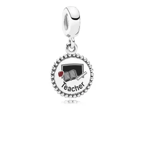 PANDORA Teacher Dangle Charm, Mixed Enamel - ENG791169_47 PANDORA Teacher Dangle Charm, Mixed Enamel - ENG791169_47