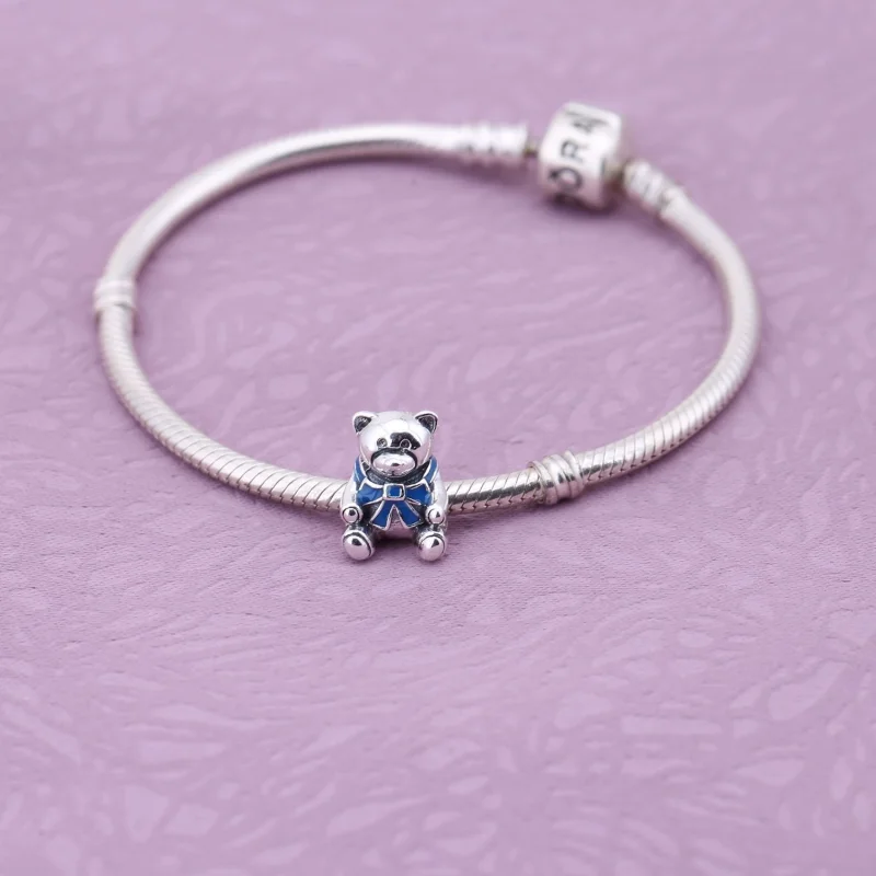 (image for) PANDORA Teddy Bear Charm - 791124EN41 - View 2