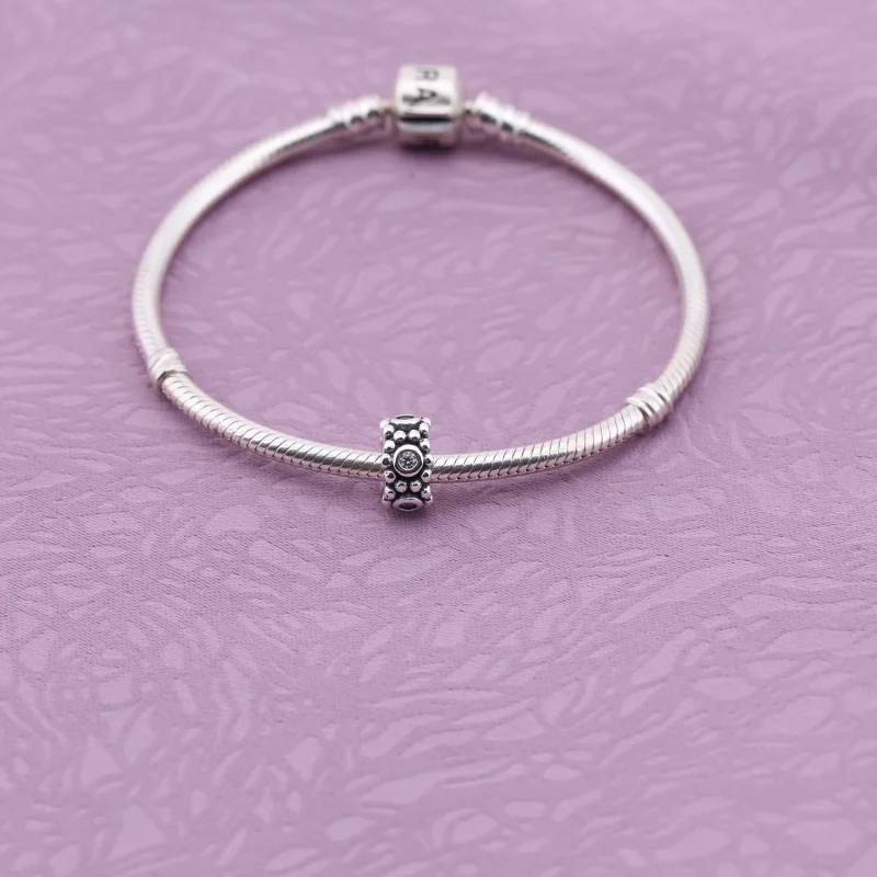 (image for) PANDORA The Circle Game Spacer - 791122CZ - View 2