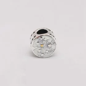 PANDORA Tree of Hearts Silver Enamel Charm - 792106EN23 PANDORA Tree of Hearts Silver Enamel Charm - 792106EN23