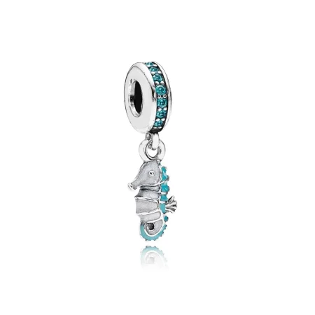 PANDORA Tropical Seahorse Pendant Charm - 791311MCZ PANDORA Tropical Seahorse Pendant Charm - 791311MCZ