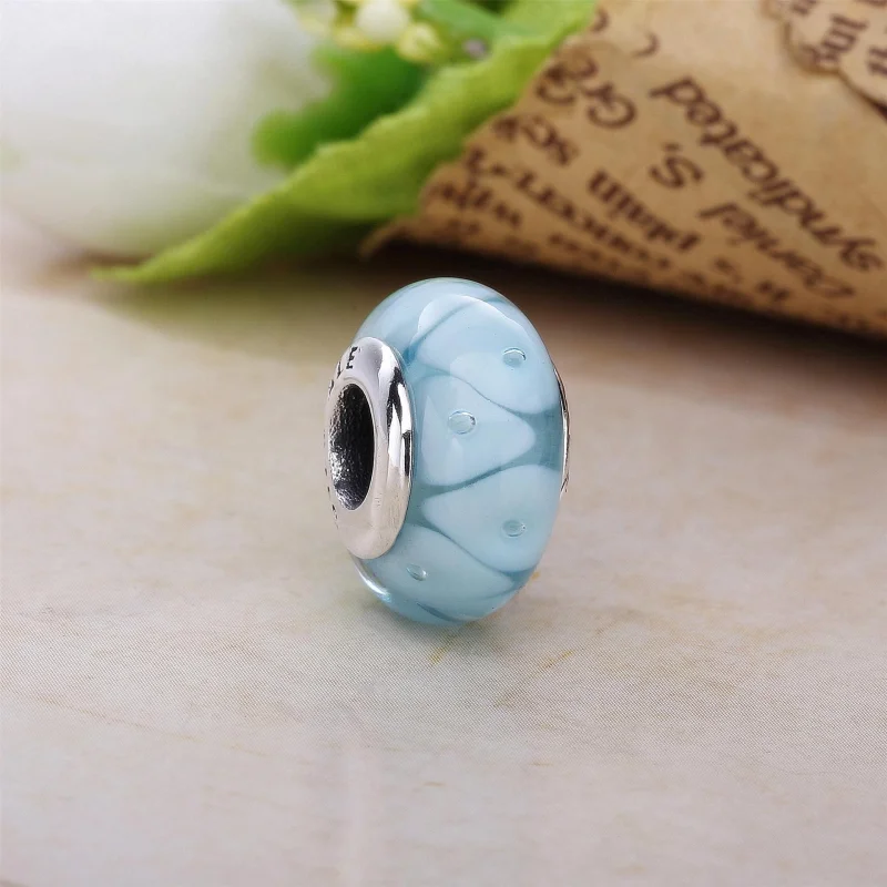 (image for) PANDORA Turquoise Looking Glass Bead Charm - 790924 - View 2