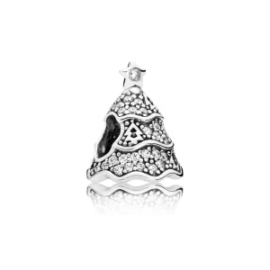 (image for) PANDORA Twinkling Christmas Tree Charm - 791765CZ