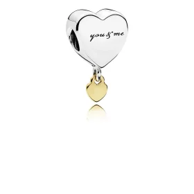 PANDORA Two Hearts Dangle Charm - 796558