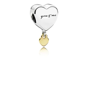 (image for) PANDORA Two Hearts Dangle Charm - 796558