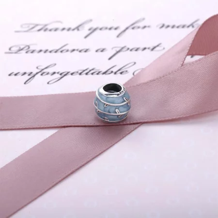 PANDORA Vines, Light Blue Enamel Charm - 790525EN18