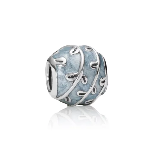 PANDORA Vines, Light Blue Enamel Charm - 790525EN18
