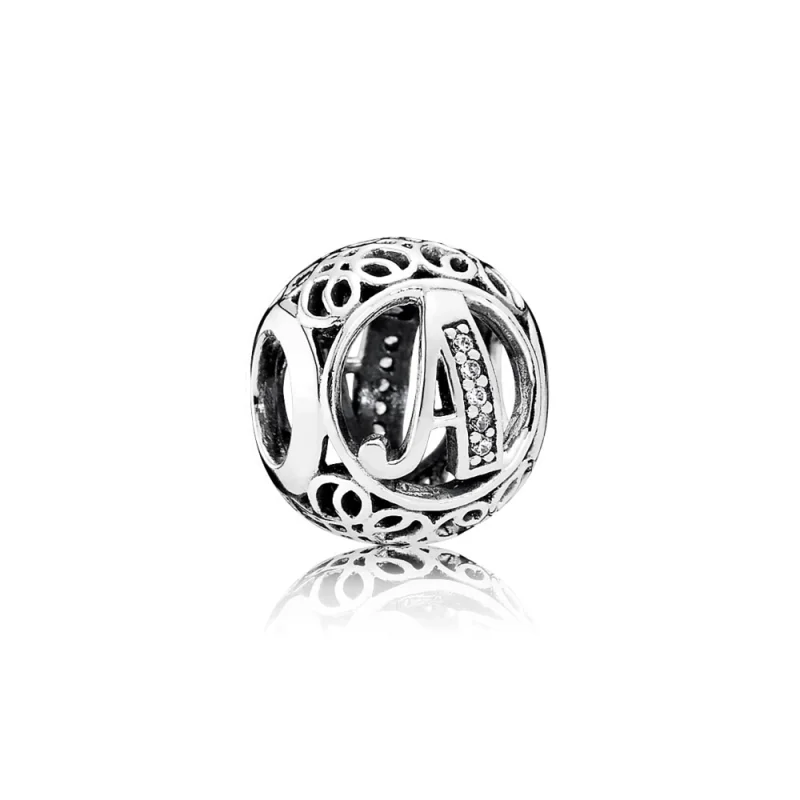 (image for) PANDORA Vintage Letter A Charm - 791845cz - Product Image