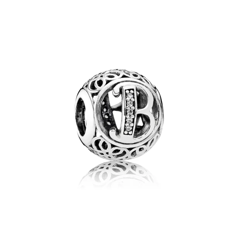 (image for) PANDORA Vintage Letter B Charm - 791846cz - Product Image