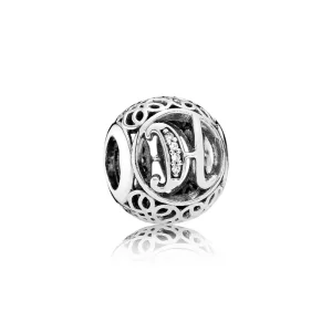 (image for) PANDORA Vintage Letter H Charm - 791852cz