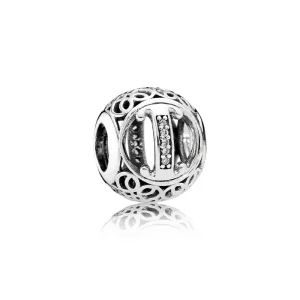 (image for) PANDORA Vintage Letter I Charm - 791853cz