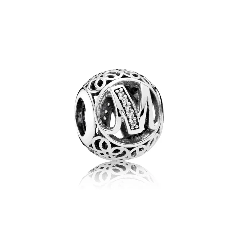 (image for) PANDORA Vintage Letter M Charm - 791857cz - Product Image