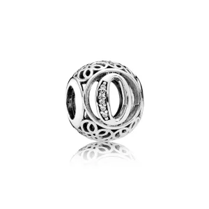 PANDORA Vintage Letter O Charm - 791859cz (image for) PANDORA Vintage Letter O Charm - 791859cz