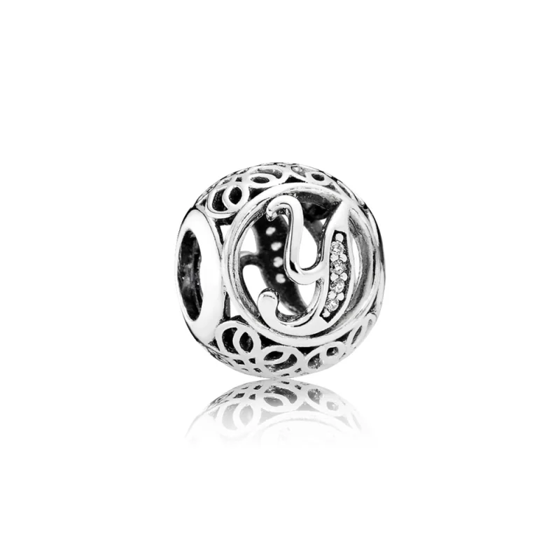 (image for) PANDORA Vintage Letter Y Charm - 791869cz - Product Image