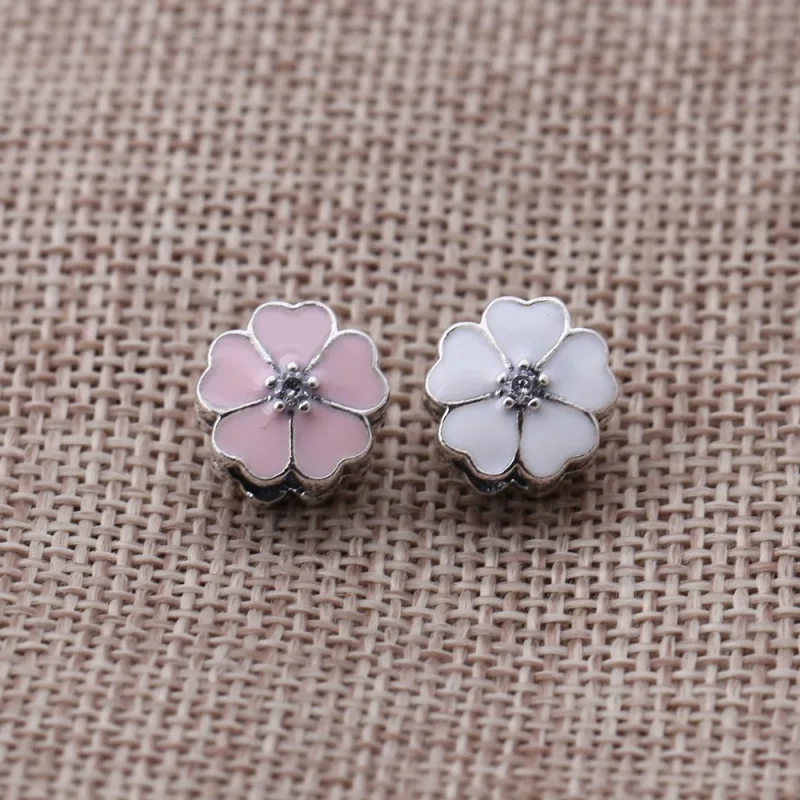 (image for) PANDORA White Primrose Clip - 791822EN12 - View 4